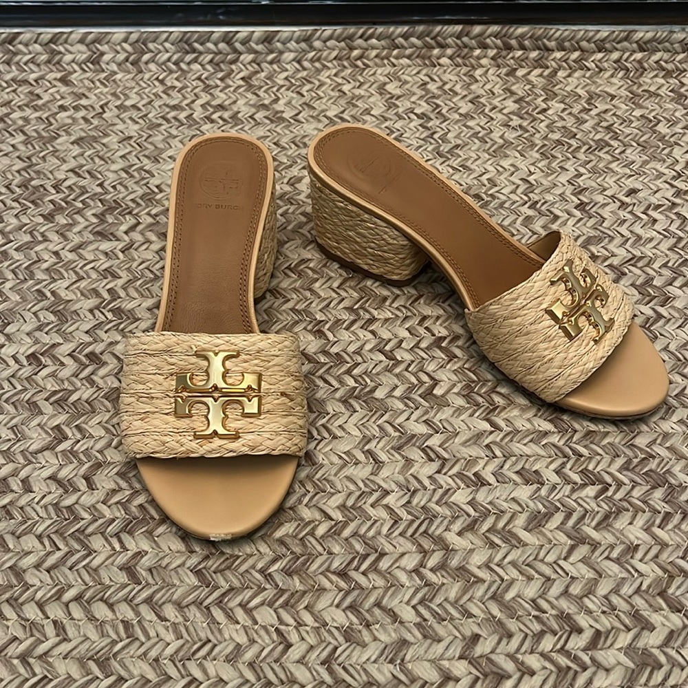 Tory Burch espadrilles wedges size 6.5